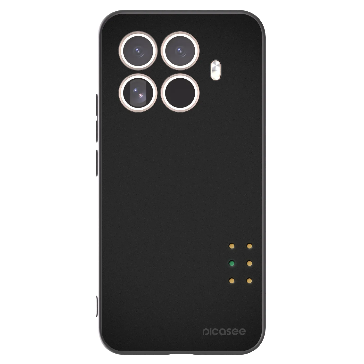 Picasee crna silikonska maskica za Xiaomi 15T Pro - Pulse