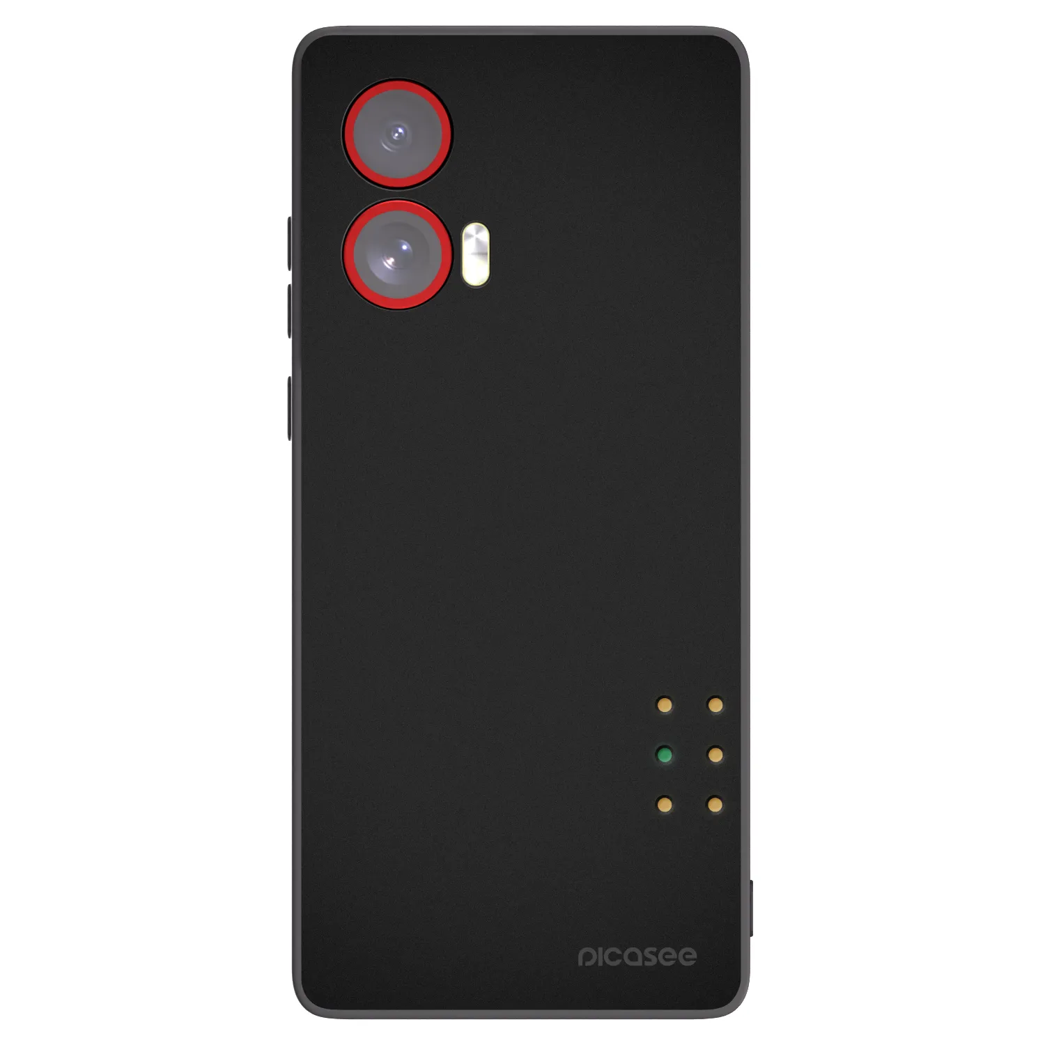 Picasee crna silikonska maskica za Motorola Edge 50 Fusion - Pulse