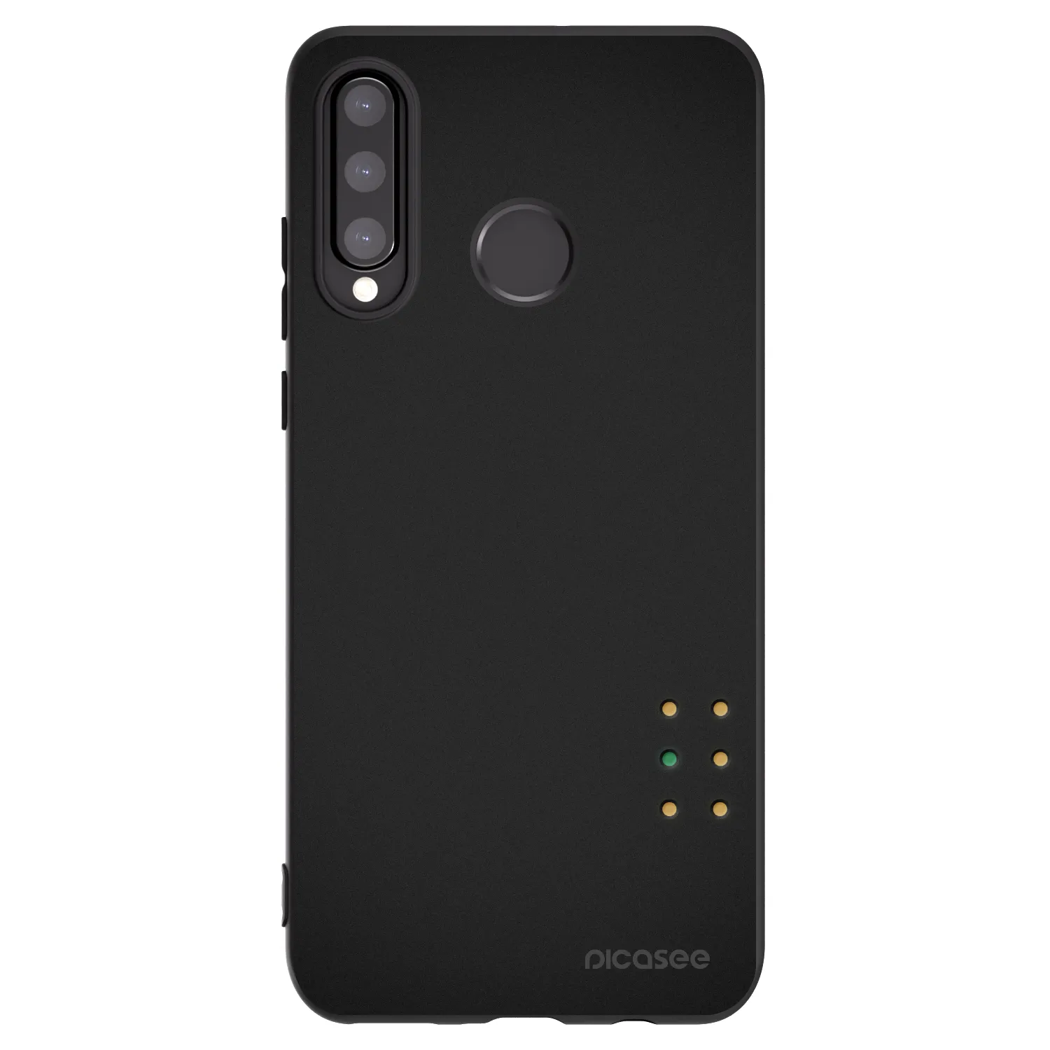 Picasee crna silikonska maskica za Huawei P30 Lite - Pulse