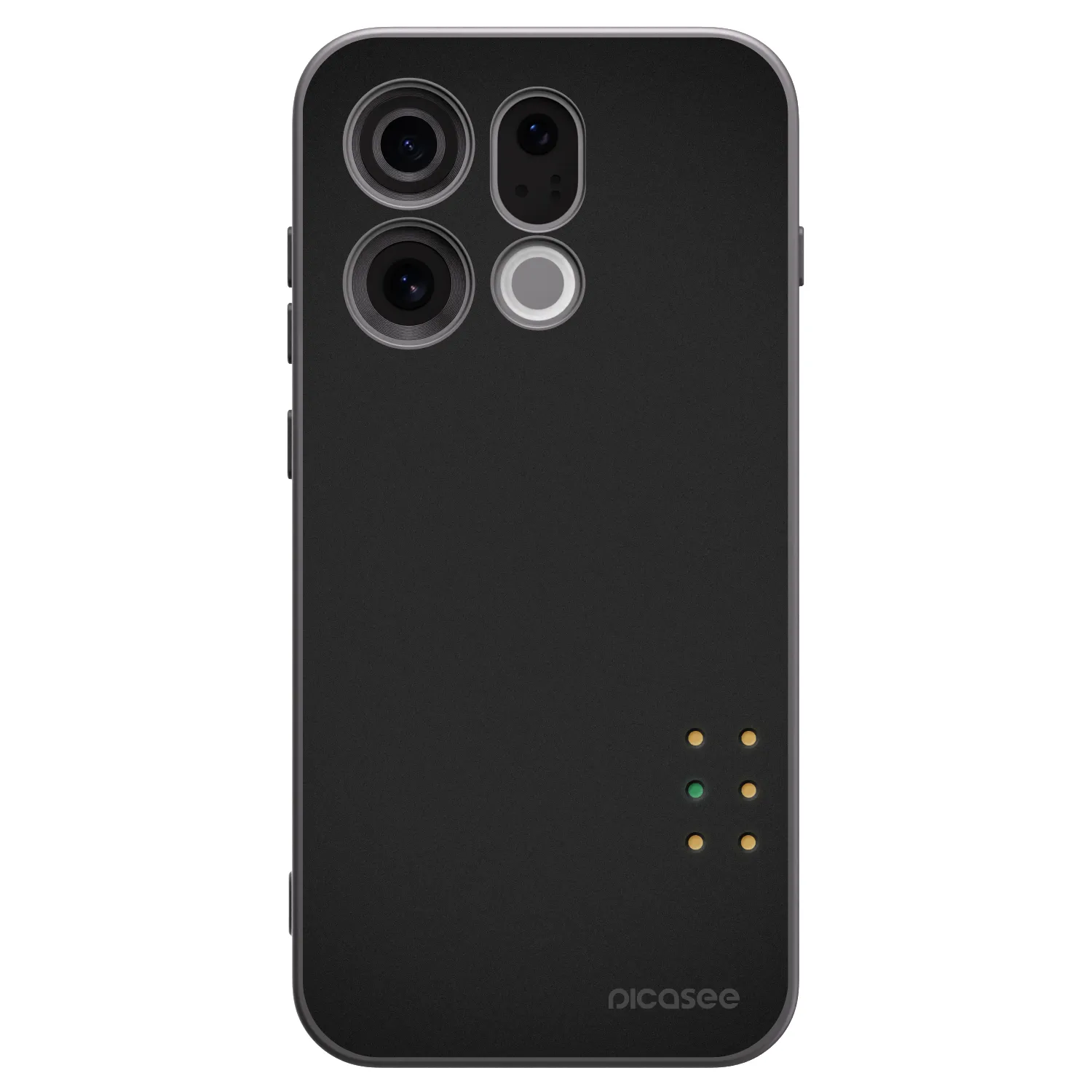 Picasee crna silikonska maskica za OPPO Find X9 - Pulse
