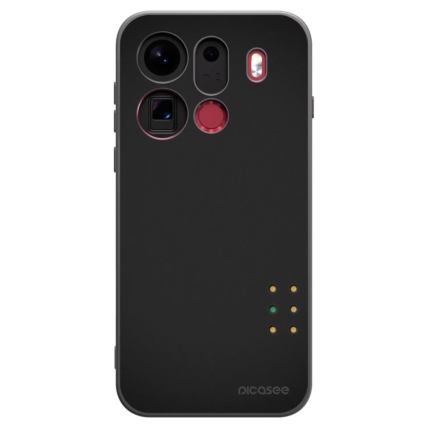 Picasee crna silikonska maskica za OPPO Find X9 Pro - Pulse