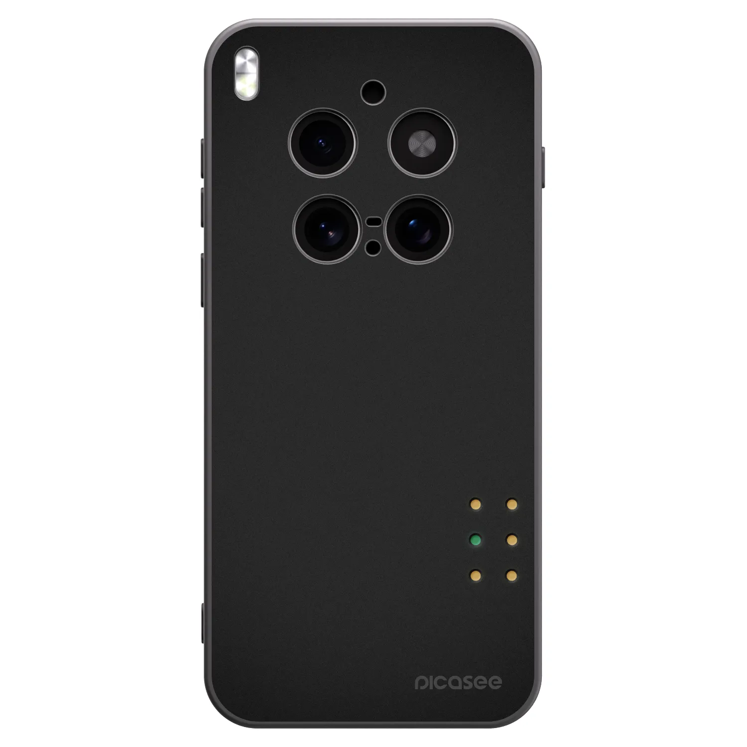 Picasee crna silikonska maskica za Vivo X300 Pro - Pulse