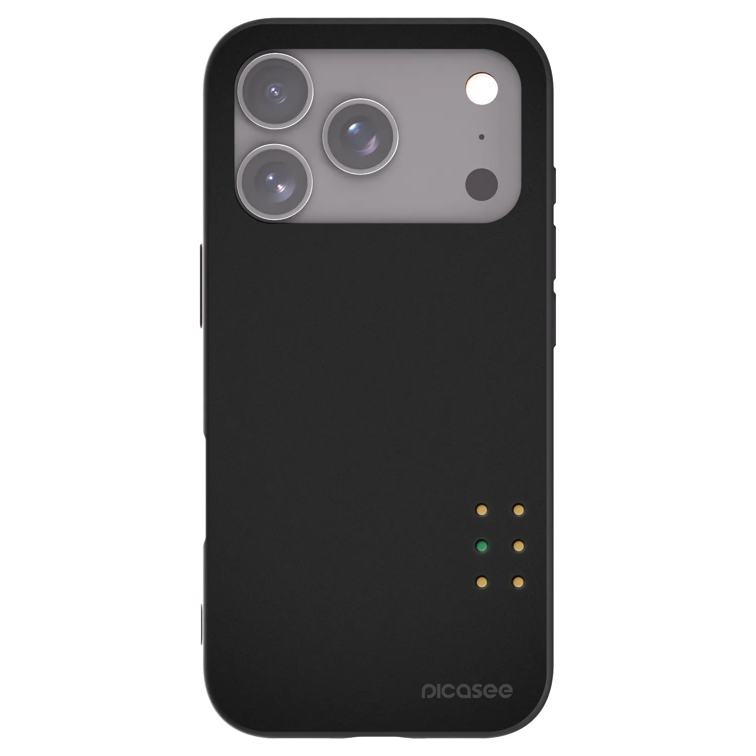Picasee crna silikonska maskica za Apple iPhone 18 Pro - Pulse