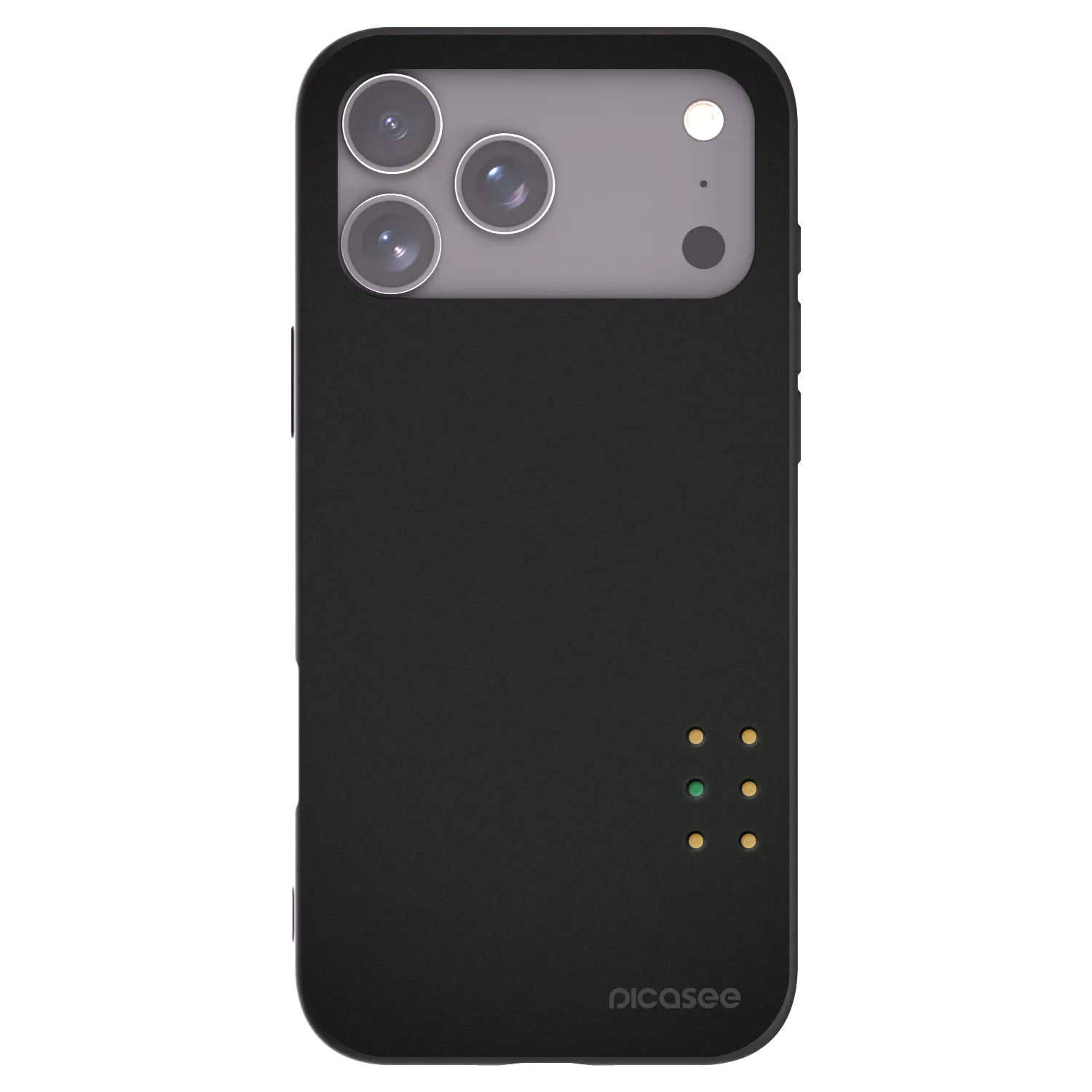 Picasee crna silikonska maskica za Apple iPhone 18 Pro Max - Pulse