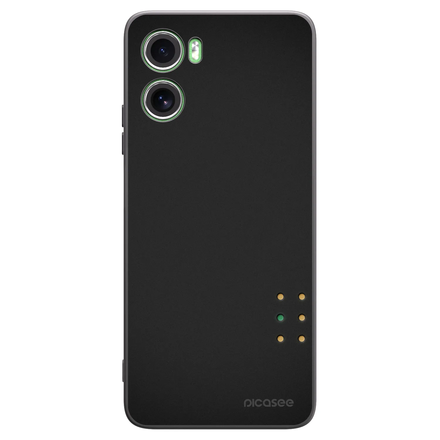 Picasee crna silikonska maskica za Motorola Moto G06 - Pulse