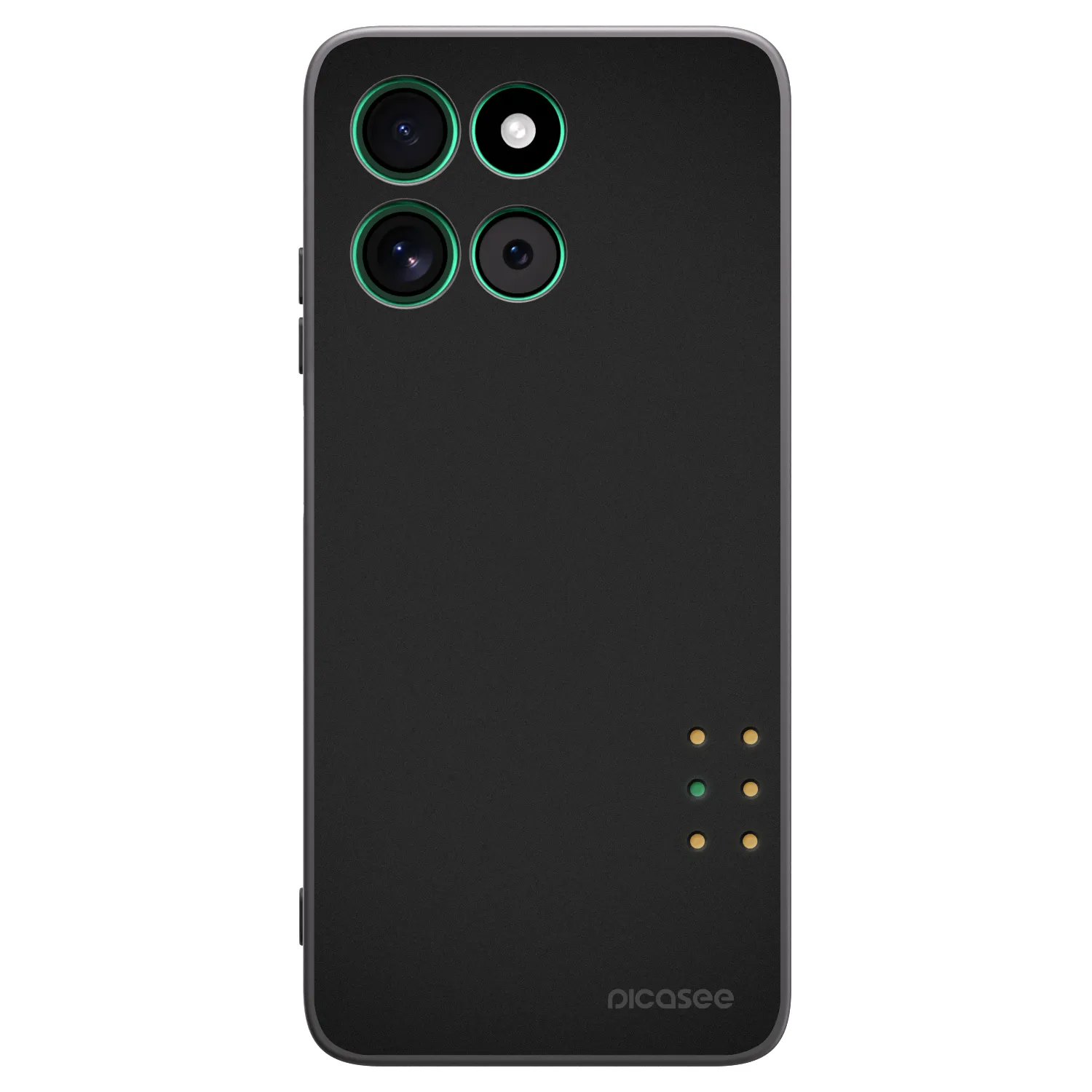 Picasee crna silikonska maskica za Motorola Moto G57 Power - Pulse