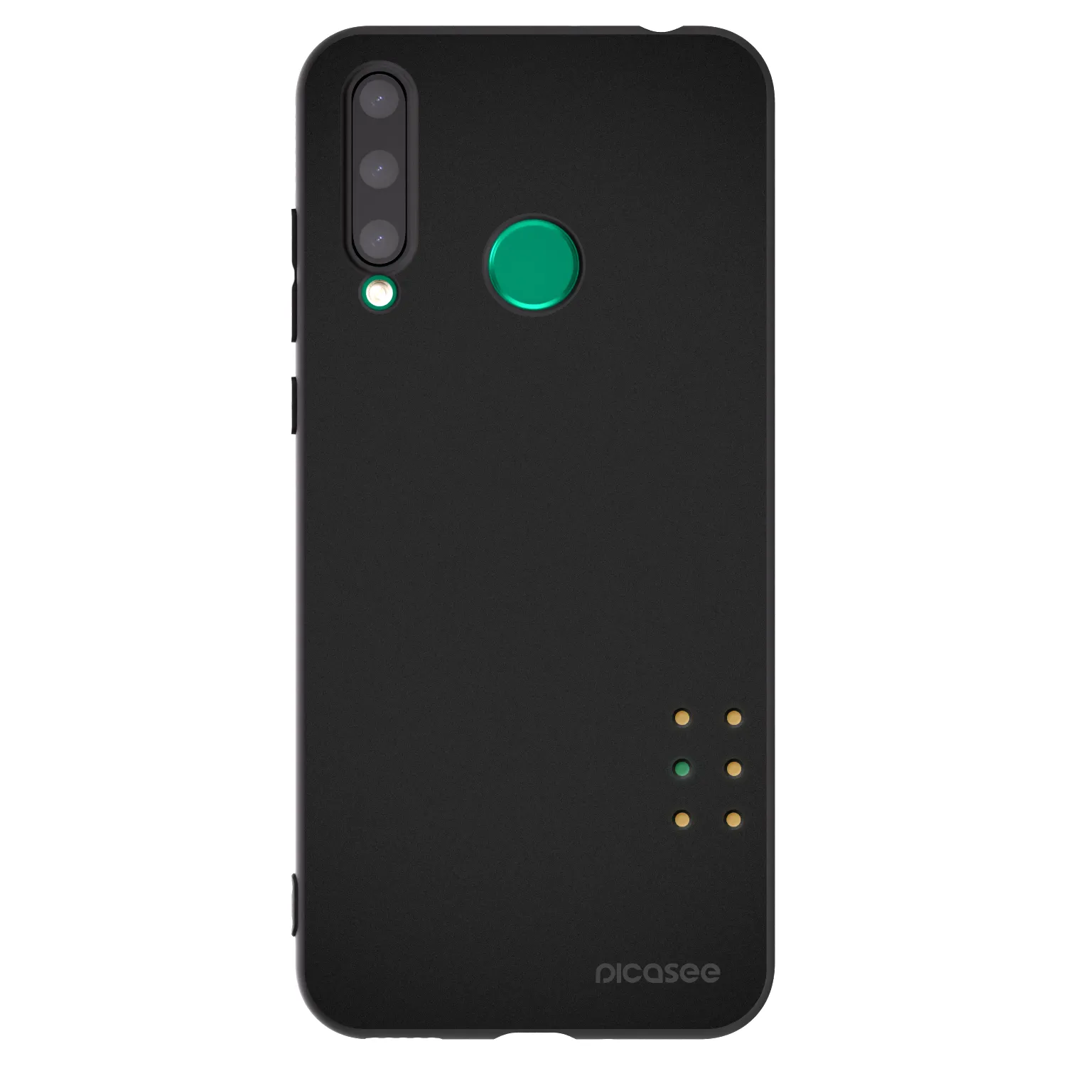 Picasee crna silikonska maskica za Honor 20 Lite - Pulse
