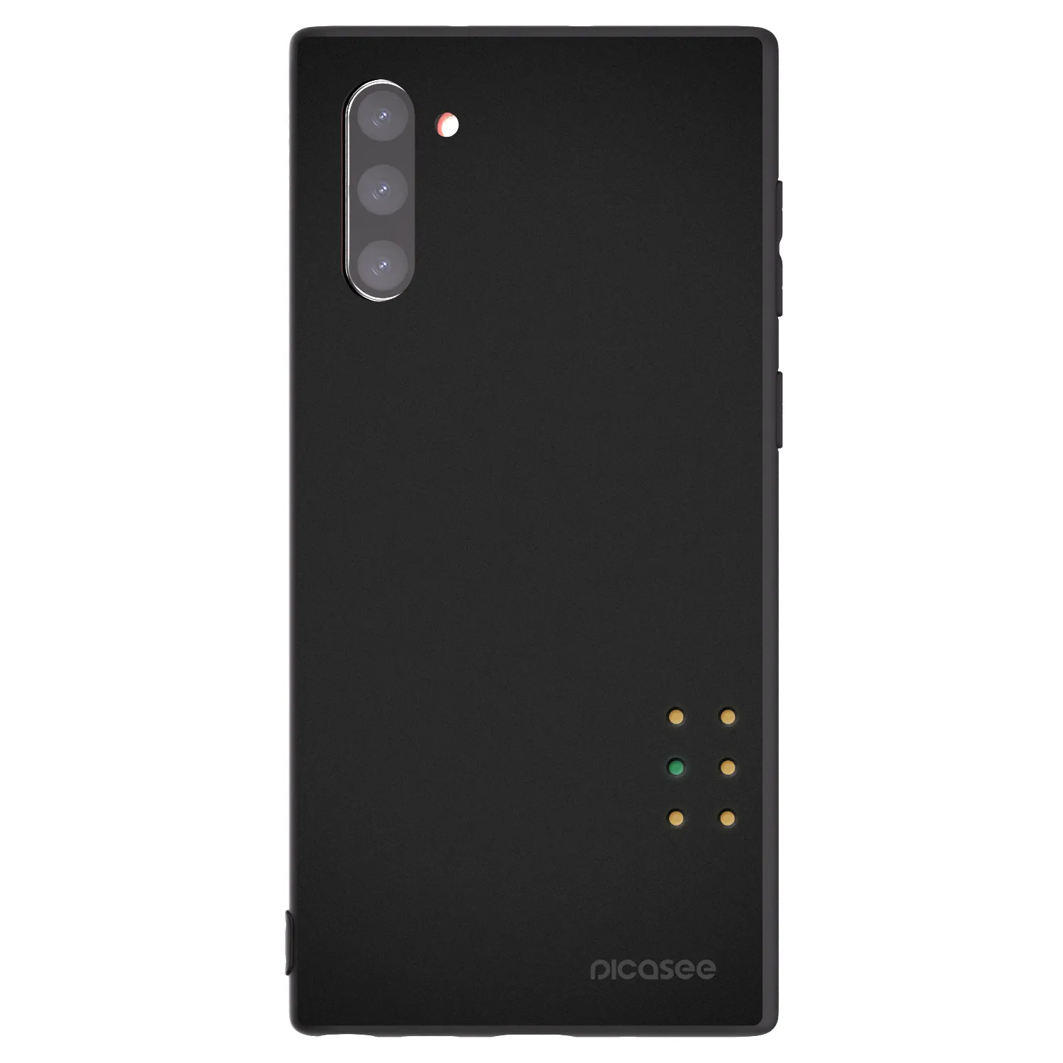 Picasee crna silikonska maskica za Samsung Galaxy Note 10 N970F - Pulse