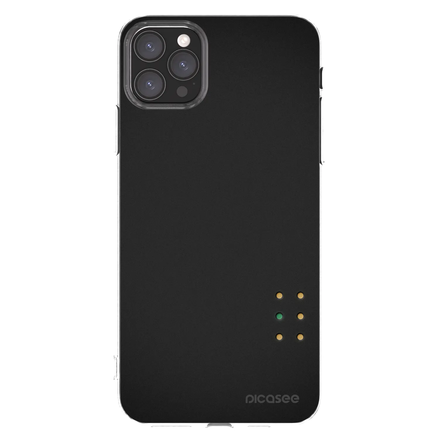 Picasee silikonska prozirna maskica za Apple iPhone 11 Pro Max - Pulse