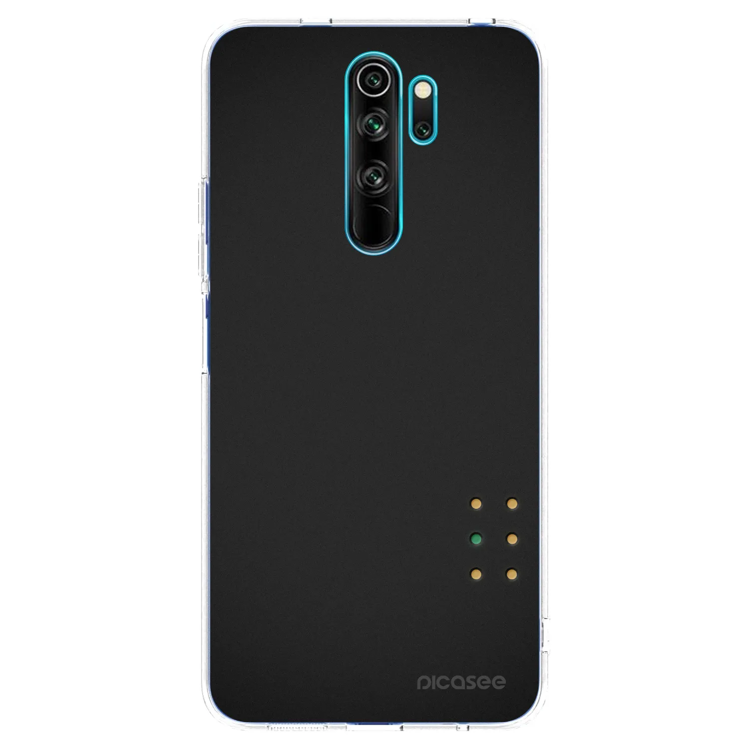 Picasee silikonska prozirna maskica za Xiaomi Redmi Note 8 Pro - Pulse