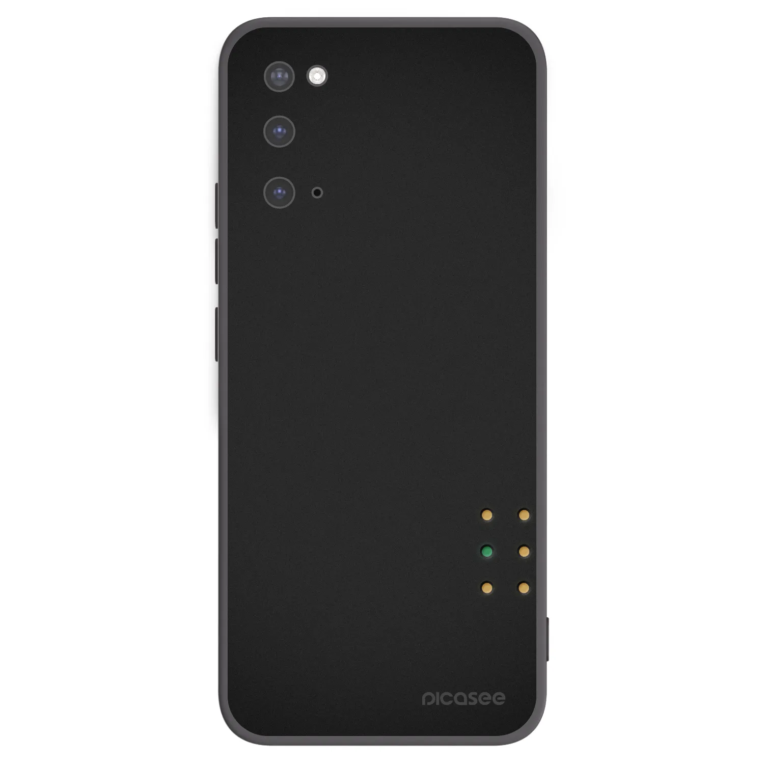Picasee crna silikonska maskica za Samsung Galaxy S20 G980F - Pulse