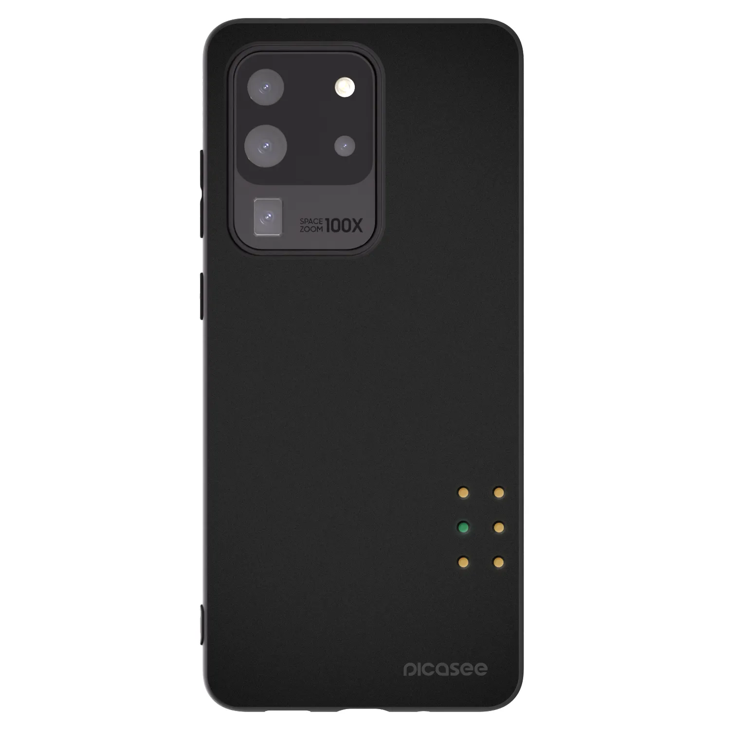 Picasee crna silikonska maskica za Samsung Galaxy S20 Ultra 5G G988F - Pulse