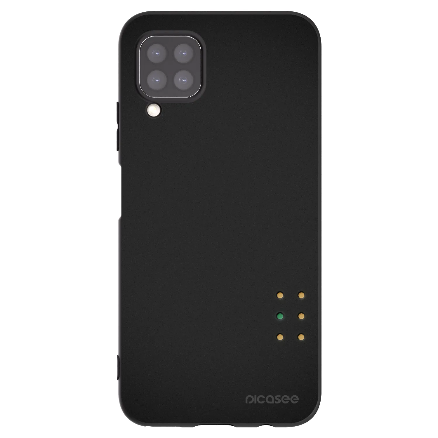 Picasee crna silikonska maskica za Huawei P40 Lite - Pulse