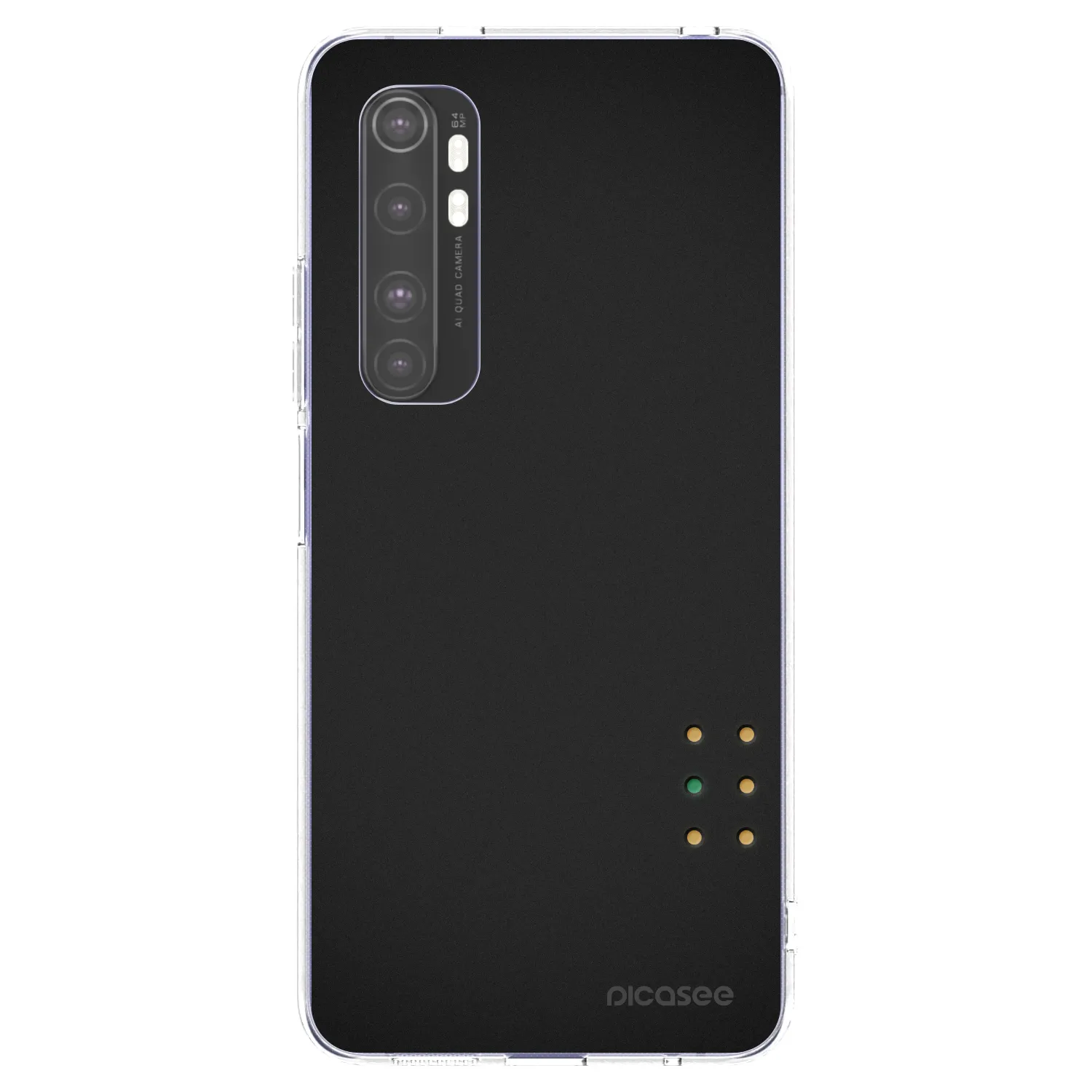 Picasee silikonska prozirna maskica za Xiaomi Mi Note 10 Lite - Pulse