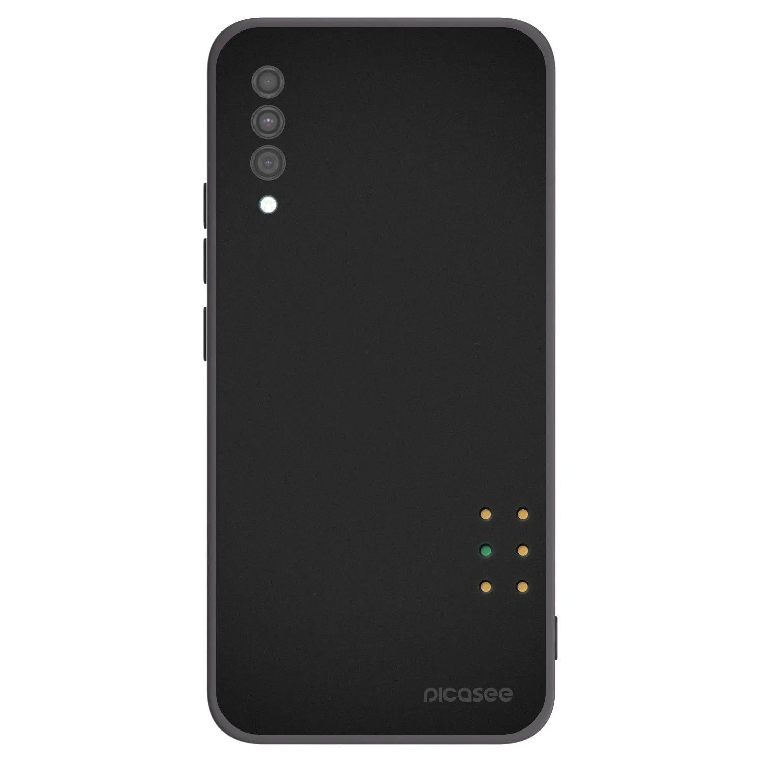 Picasee crna silikonska maskica za Samsung Galaxy A30s A307F - Pulse