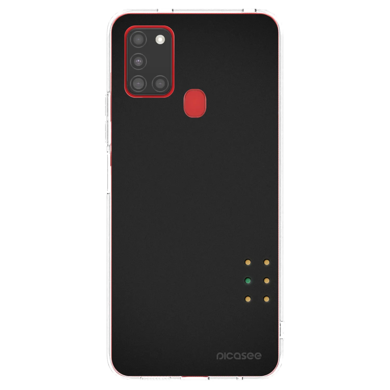Picasee silikonska prozirna maskica za Samsung Galaxy A21s - Pulse