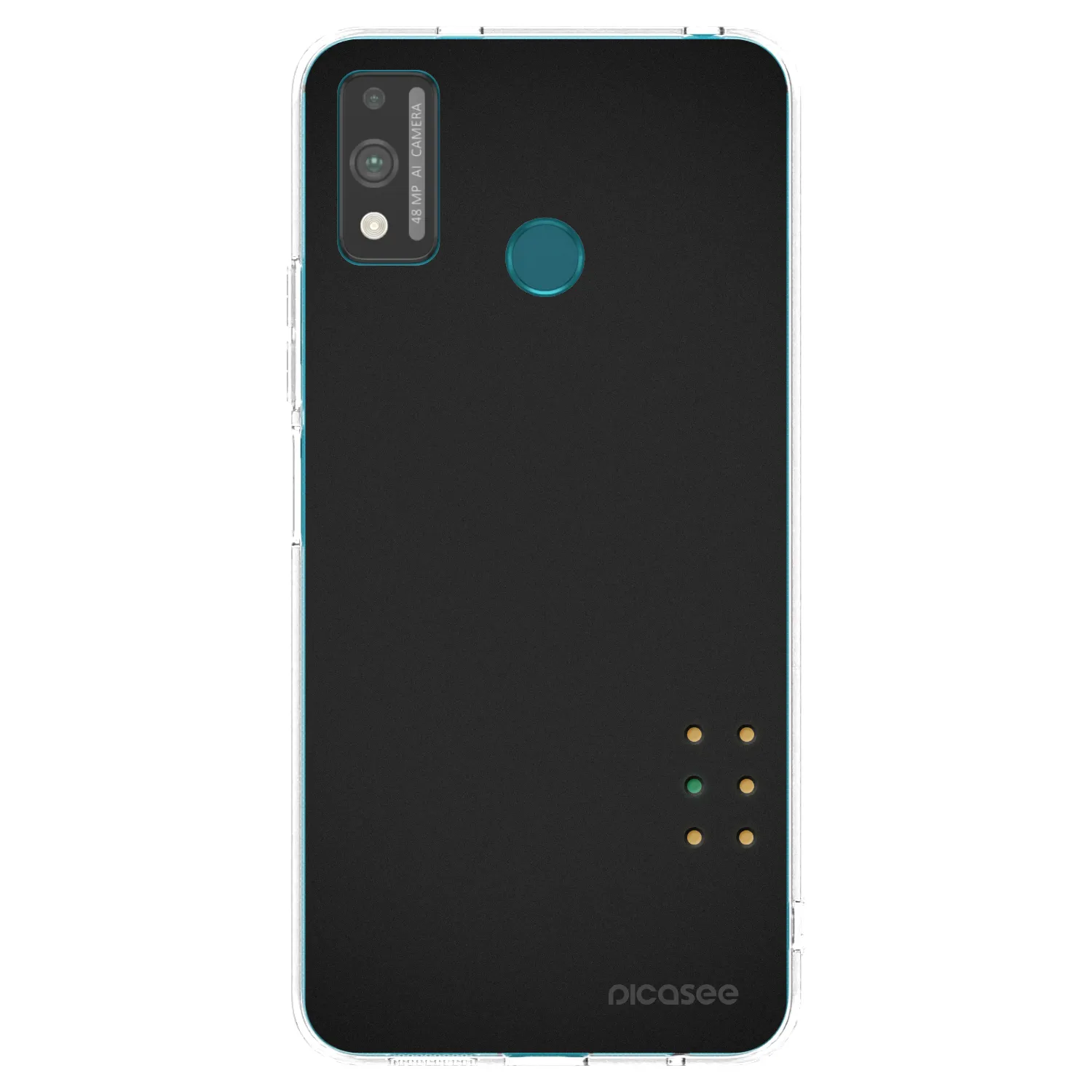 Picasee silikonska prozirna maskica za Honor 9X Lite - Pulse