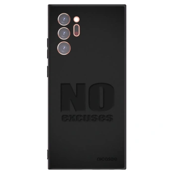 Picasee crna silikonska maskica za Samsung Galaxy Note 20 Ultra - No Excuses