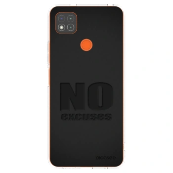 Picasee silikonska prozirna maskica za Xiaomi Redmi 9C - No Excuses