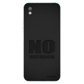 Picasee crna silikonska maskica za Xiaomi Redmi 9A - No Excuses
