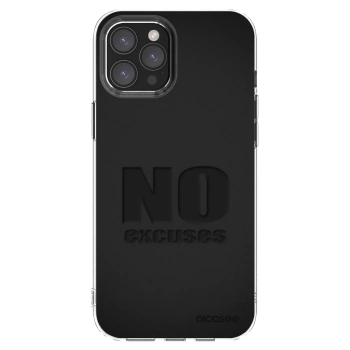 Picasee silikonska prozirna maskica za Apple iPhone 12 Pro Max - No Excuses