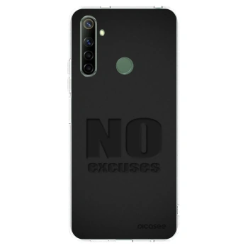 Picasee silikonska prozirna maskica za Realme 6i - No Excuses