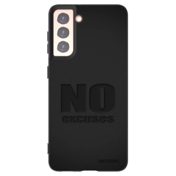 Picasee crna silikonska maskica za Samsung Galaxy S21 5G G991B - No Excuses