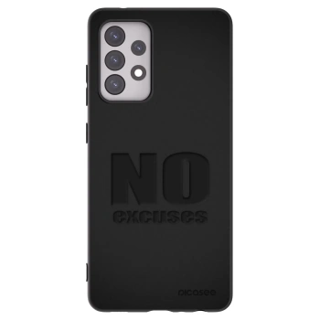 Picasee crna silikonska maskica za Samsung Galaxy A52 5G A525F - No Excuses