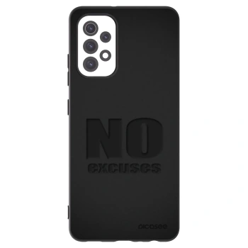 Picasee crna silikonska maskica za Samsung Galaxy A32 5G A326B - No Excuses