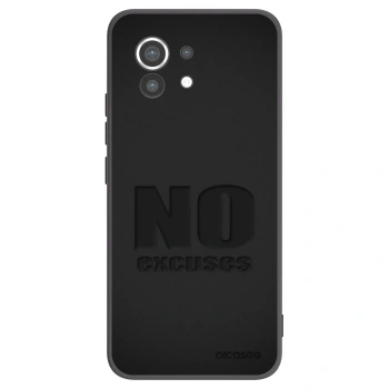 Picasee crna silikonska maskica za Xiaomi Mi 11 - No Excuses