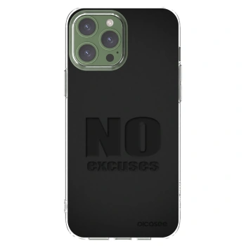 Picasee silikonska prozirna maskica za Apple iPhone 13 Pro Max - No Excuses
