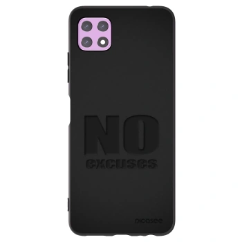 Picasee crna silikonska maskica za Samsung Galaxy A22 A226B 5G - No Excuses