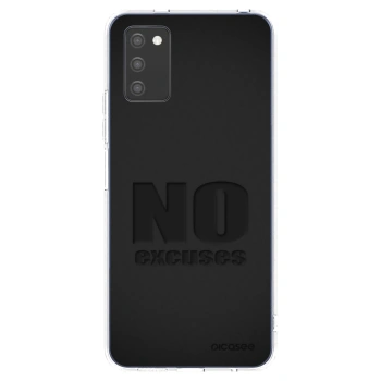 Picasee silikonska prozirna maskica za Samsung Galaxy A02s A025G - No Excuses