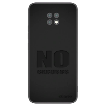 Picasee crna silikonska maskica za Xiaomi Redmi Note 9T - No Excuses