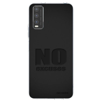 Picasee silikonska prozirna maskica za Vivo Y20s - No Excuses