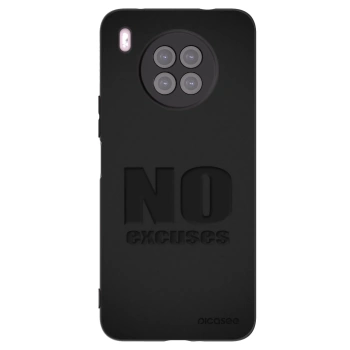 Picasee crna silikonska maskica za Huawei Nova 8i - No Excuses
