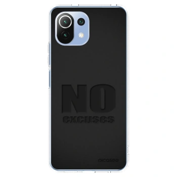 Picasee silikonska prozirna maskica za Xiaomi 11 Lite 5G NE - No Excuses