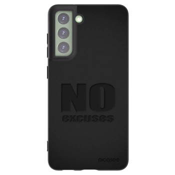 Picasee crna silikonska maskica za Samsung Galaxy S21 FE 5G - No Excuses