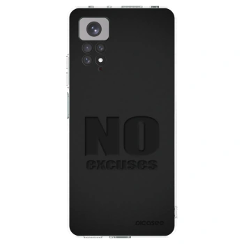 Picasee silikonska prozirna maskica za Xiaomi Redmi Note 11S 4G - No Excuses