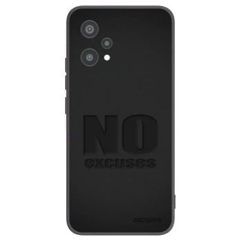 Picasee crna silikonska maskica za Realme 9 Pro 5G - No Excuses