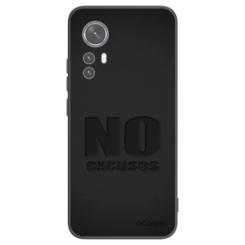 Picasee crna silikonska maskica za Xiaomi 12 - No Excuses