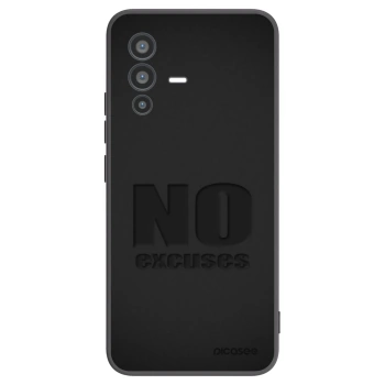 Picasee crna silikonska maskica za Vivo V23 5G - No Excuses