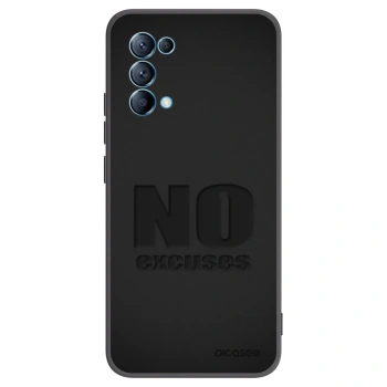 Picasee crna silikonska maskica za OPPO Reno 5 5G - No Excuses
