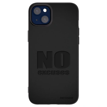 Picasee crna silikonska maskica za Apple iPhone 14 Plus - No Excuses