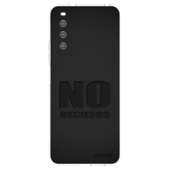 Picasee silikonska prozirna maskica za Sony Xperia 10 IV 5G - No Excuses
