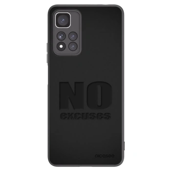 Picasee crna silikonska maskica za Xiaomi Redmi Note 11 Pro+ 5G - No Excuses