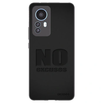 Picasee crna silikonska maskica za Xiaomi 12T Pro - No Excuses