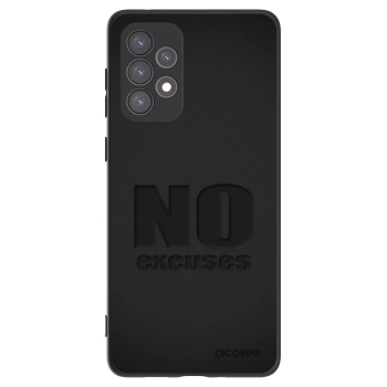 Picasee crna silikonska maskica za Samsung Galaxy A73 5G - No Excuses