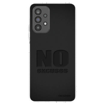 Picasee silikonska prozirna maskica za Samsung Galaxy A73 5G - No Excuses