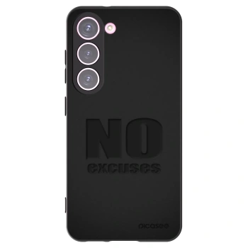 Picasee crna silikonska maskica za Samsung Galaxy S23 5G - No Excuses